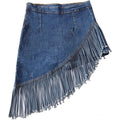 Tassel Denim Skirt for Women