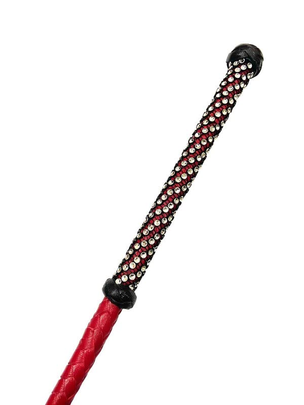 Leather Braided Riding Crop | Durable 27” Performance Whip | Premium Quality
