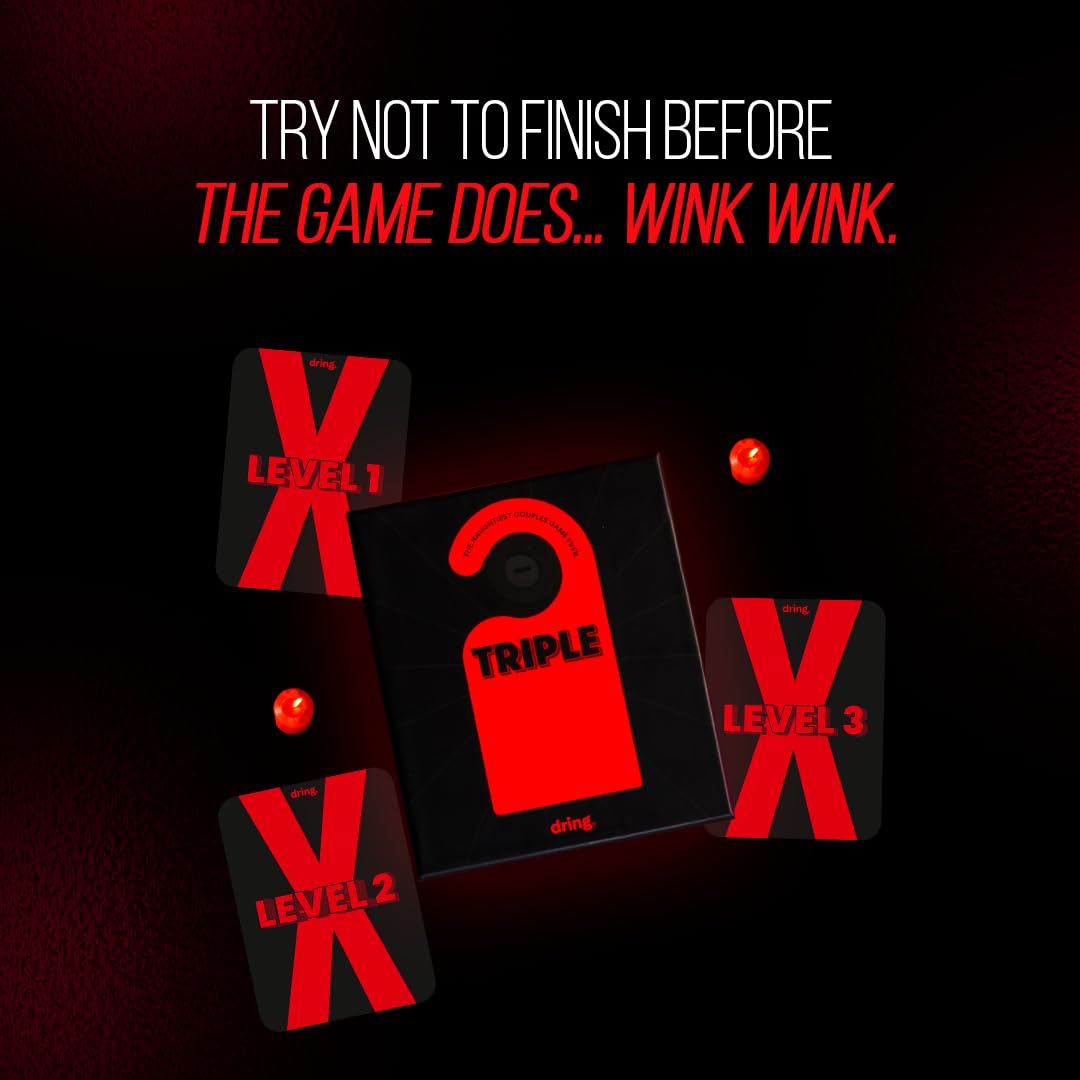 Naughty Couples Truth & Dare Card Game – 70 Romantic Challenge Cards for Date Night Fun