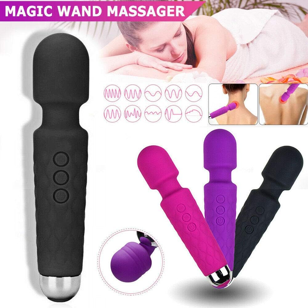 Rechargeable Wireless Personal Massager for Women | 10 Modes | Flexible Head | Waterproof Design