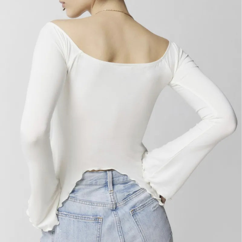 Women’s Off-Shoulder Long Sleeve Top