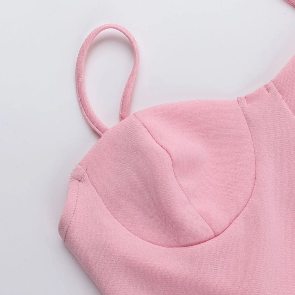 Elegant Slim Strap Bodycon Dress