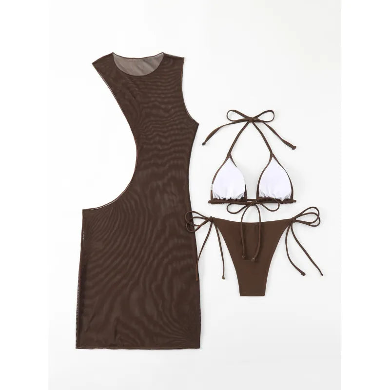 Women’s 3-Piece Bikini Swimsuit Set