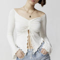 Women’s Off-Shoulder Long Sleeve Top
